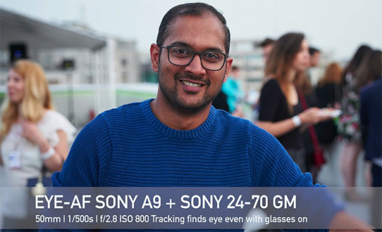 戴眼镜索尼A9也能眼控对焦-影像中国网-中国摄