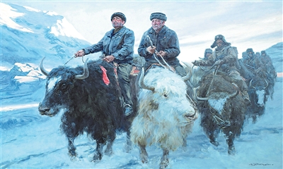 1783994695997847.jpg 油画《拉齐尼和父亲》,作者于小冬。.jpg